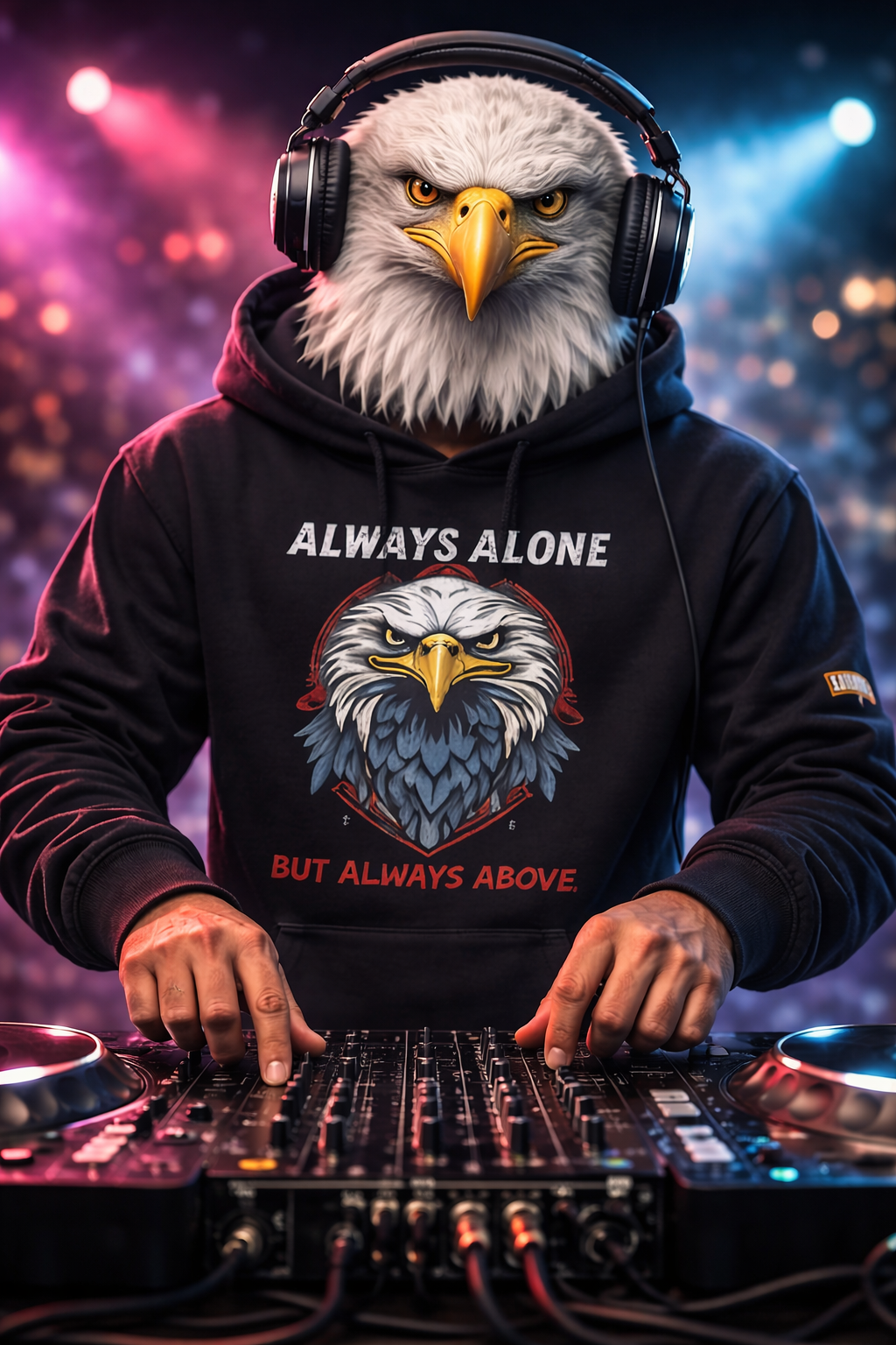 Always Above Hoodie – Eagle | Streetwear MadeLogin